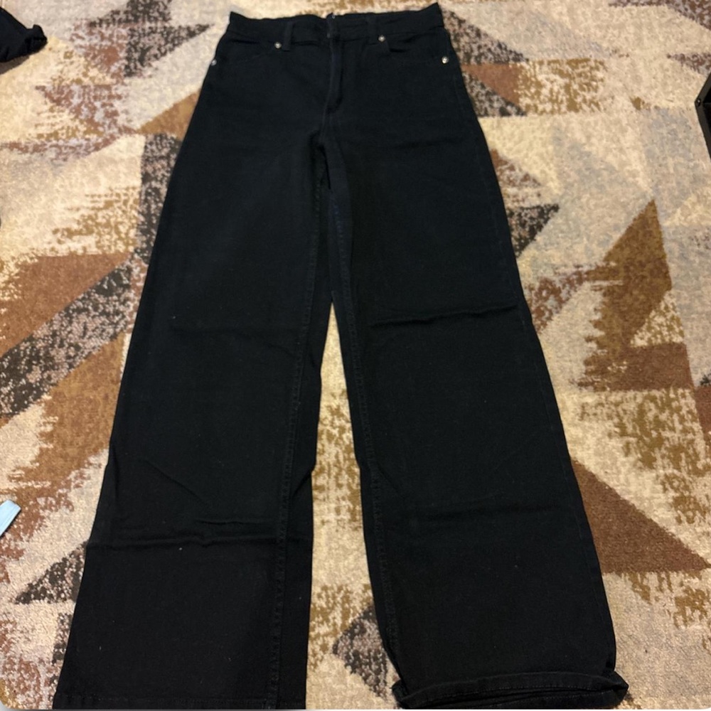 H&M Black Flare & Wide Leg Jeans